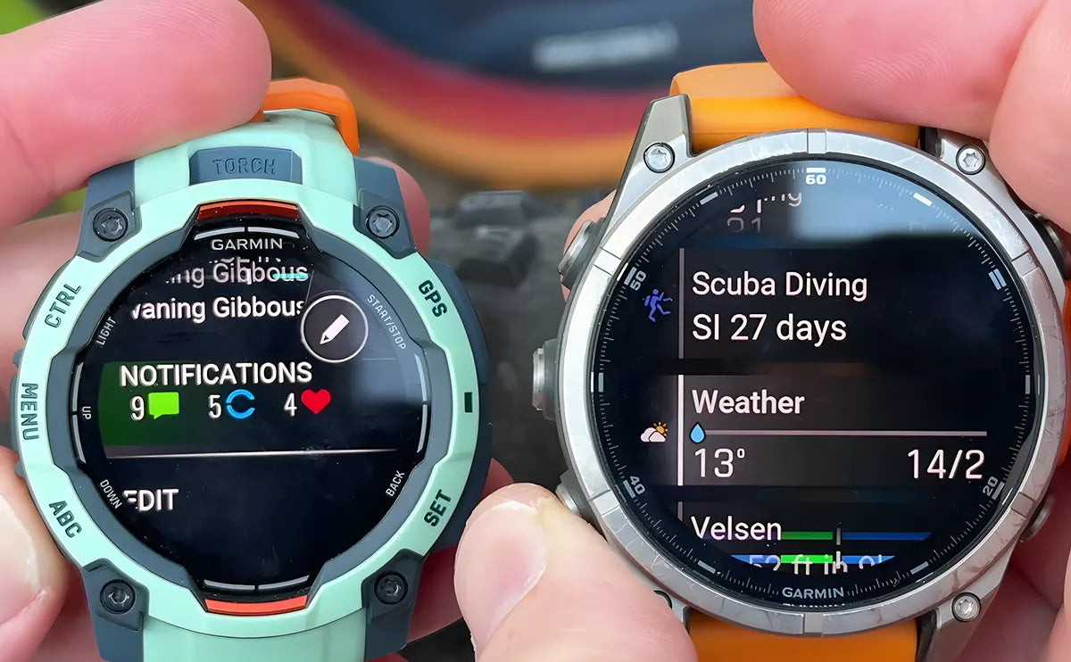 Garmin Fenix 8 vs Garmin Instinct 3 - Which Outdoor Smartwatch is Right for You