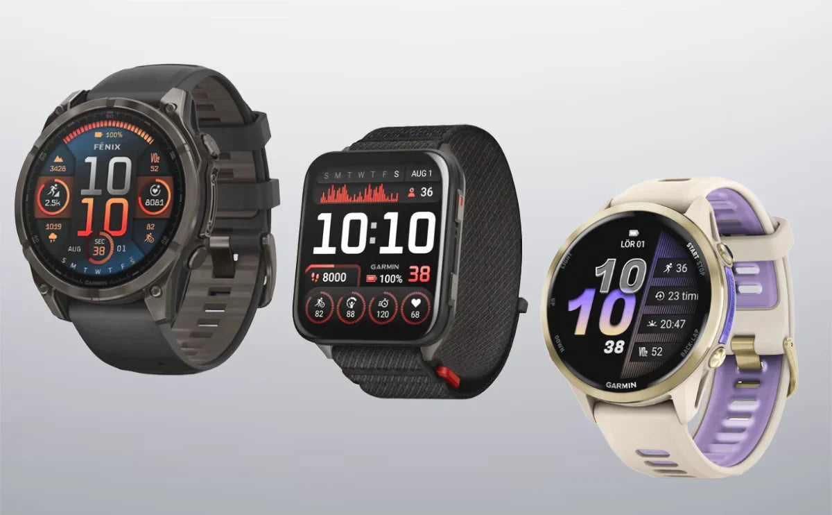 Garmin Fenix 8 vs Venu X1 vs Forerunner 970 - Detailed Specs