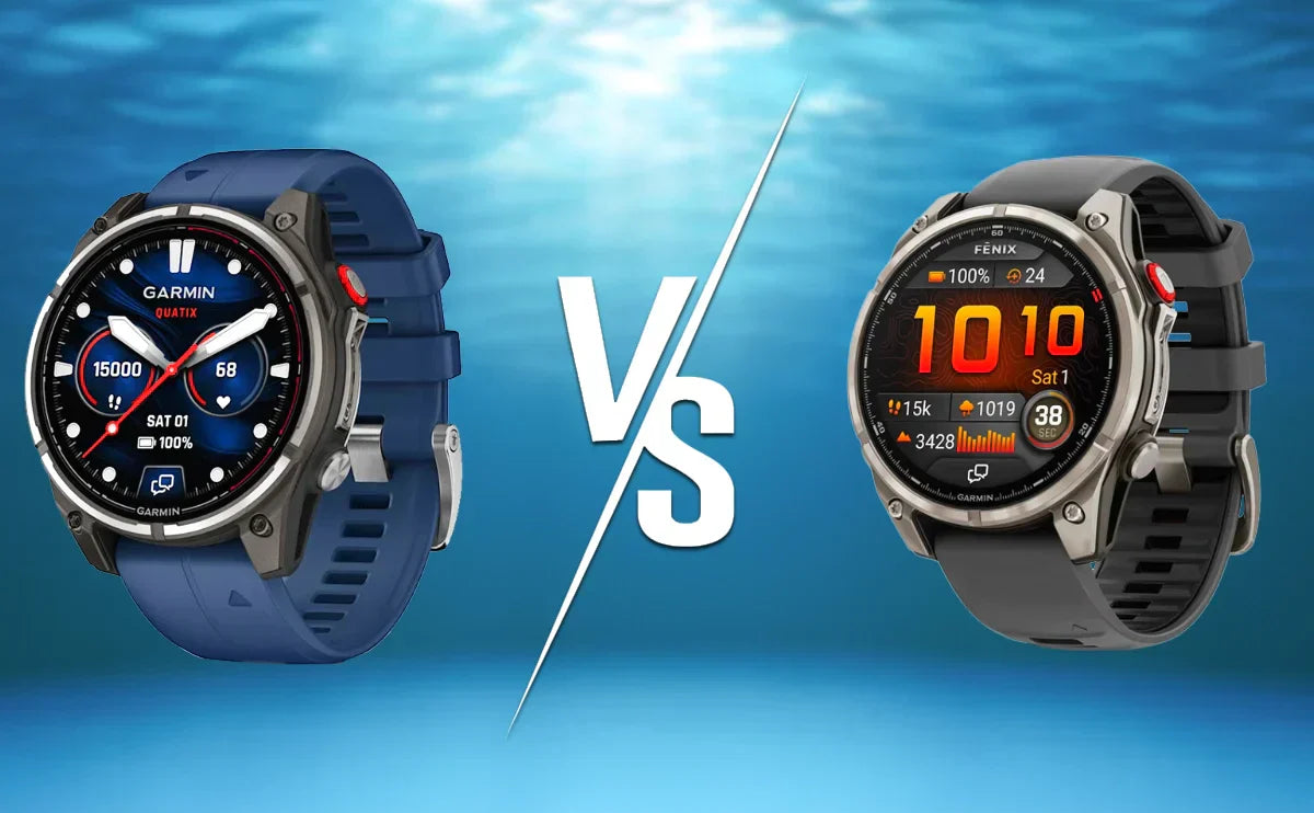 Garmin Quatix 8 Pro vs Garmin Fenix 8 Pro - Key Differences, Marine vs Multisport Explained