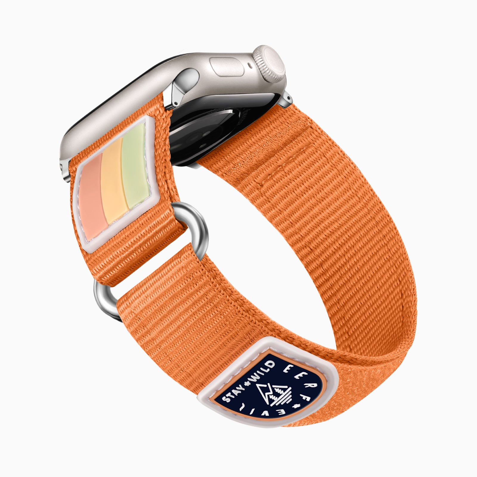 Bandletic_Best_Nylon_Woman_Apple_Watch_Band #color_orange
