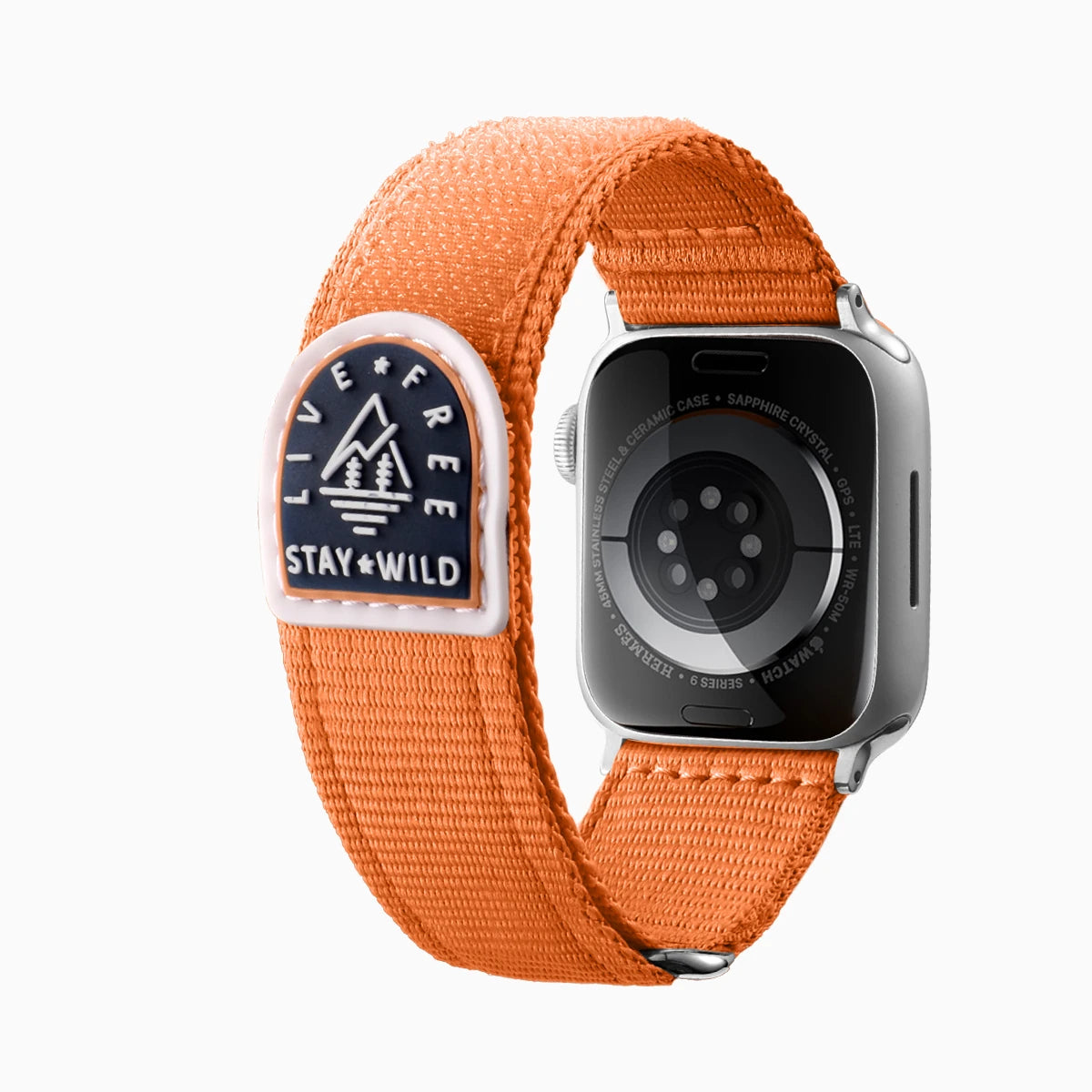 Bandletic_Best_Nylon_Woman_Apple_Watch_Band #color_orange