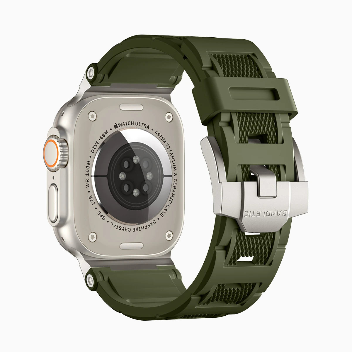 Bandletic_Best_TPU_Apple_Watch_Band_Army_Green #Color_ArmyGreen