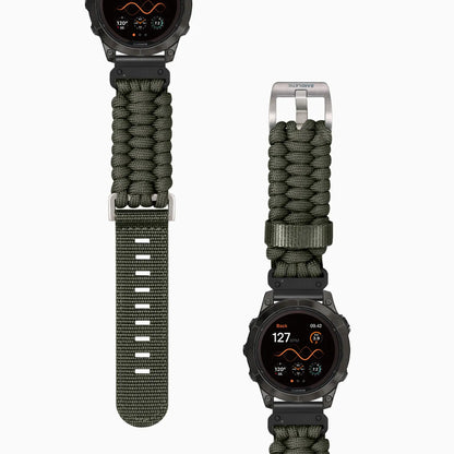 Bandletic_Best_Nylon_Garmin_Watch_Band_Black 