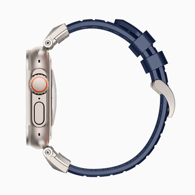 Bandletic_fluororubber_Apple_Watch_Band_Black_Adapter 