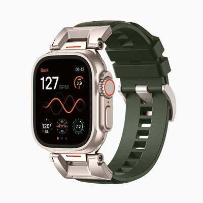 Bandletic_fluororubber_Apple_Watch_Band_Black_Adapter 