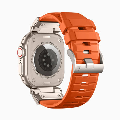 Bandletic_fluororubber_Apple_Watch_Band_Black_Adapter 