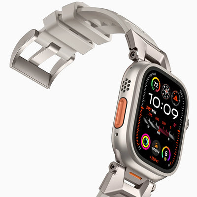 Bandletic_fluororubber_Apple_Watch_Band_Black_Adapter 