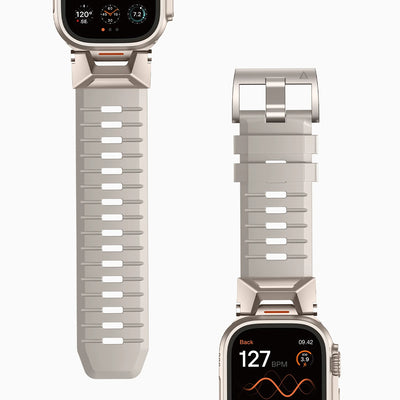 Bandletic_fluororubber_Apple_Watch_Band_Black_Adapter 