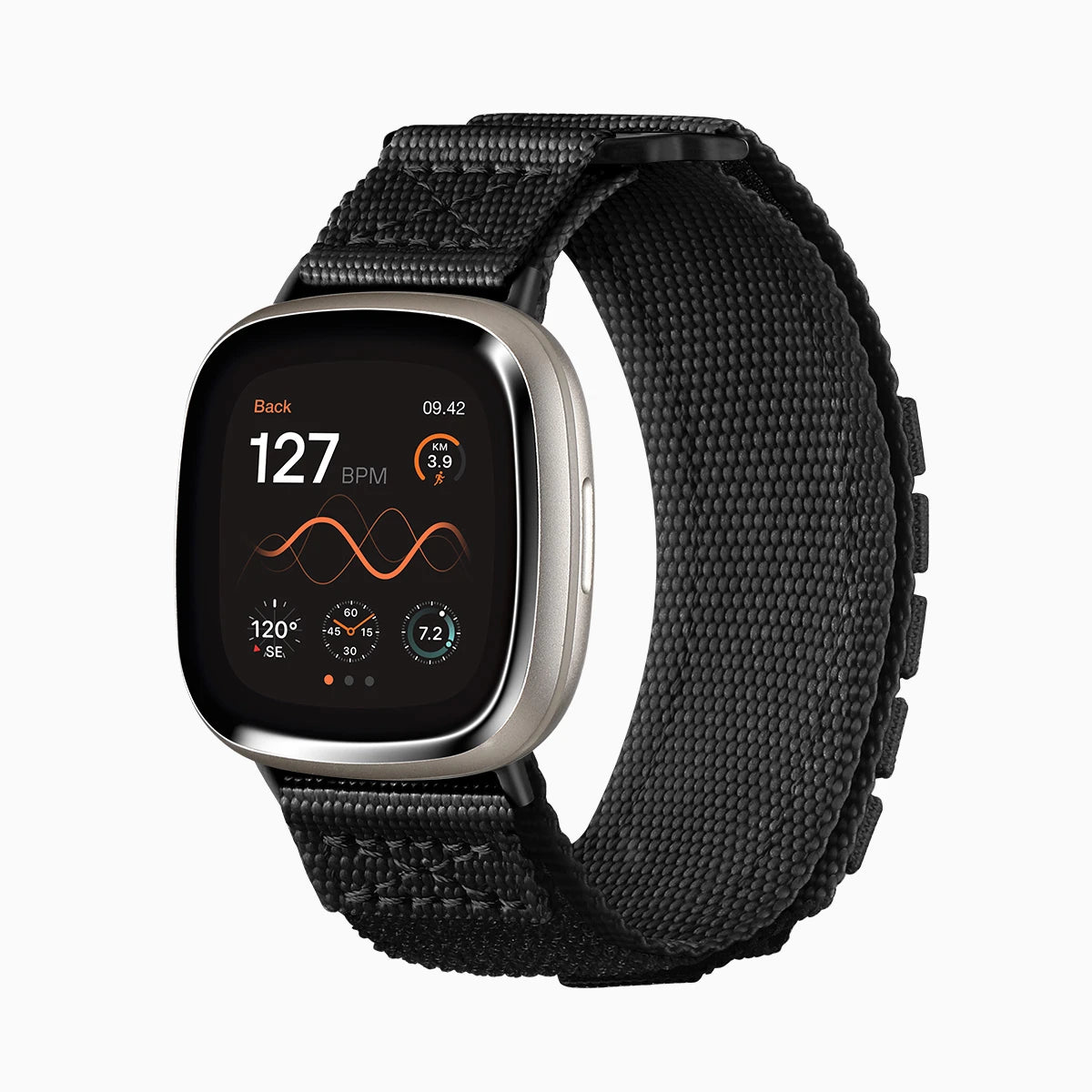 Best_Fitbit_Watch_Nylon_Band #Color_Black