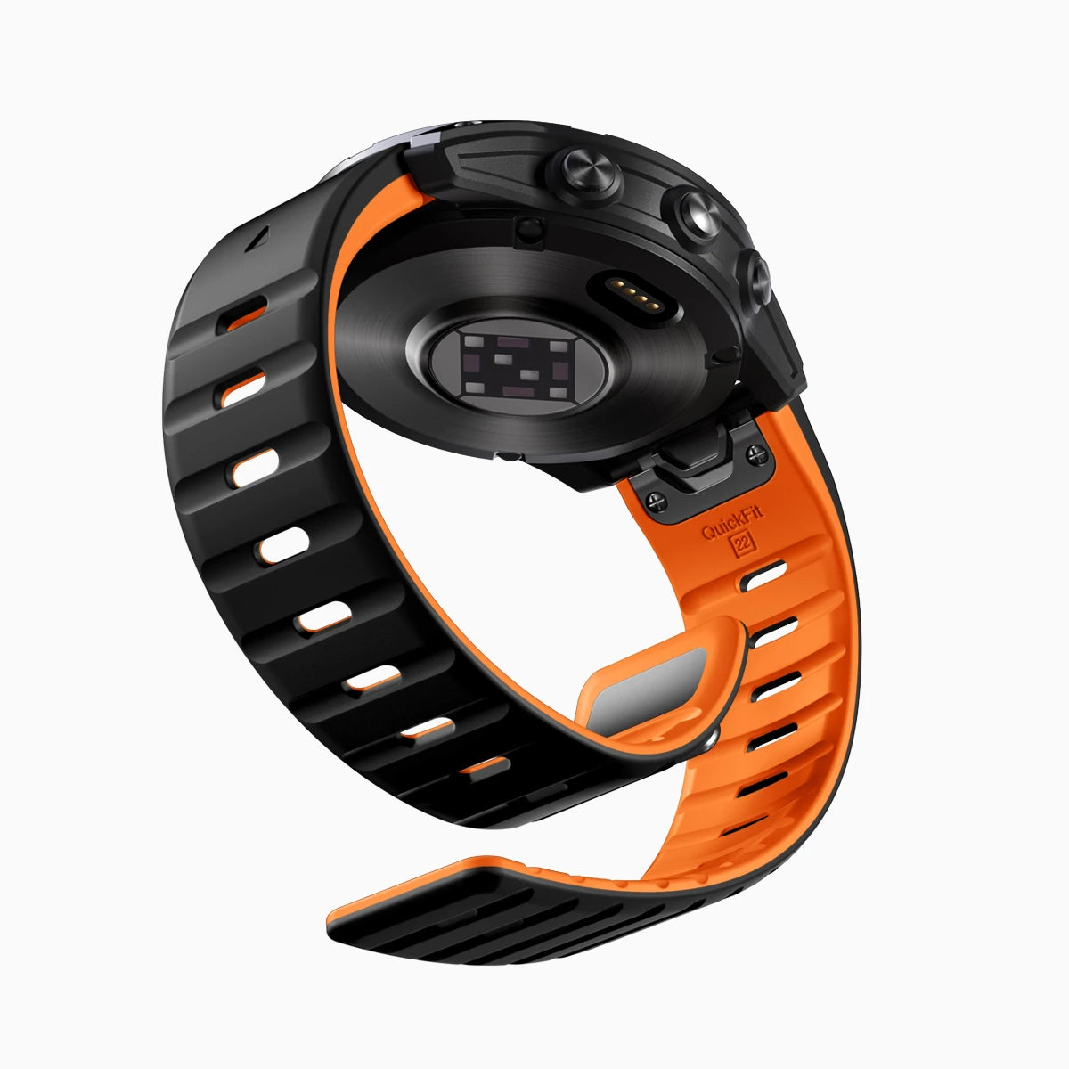 Best_Garmin_22mm_Quick_Fit_Watch_Band #color_blackorange