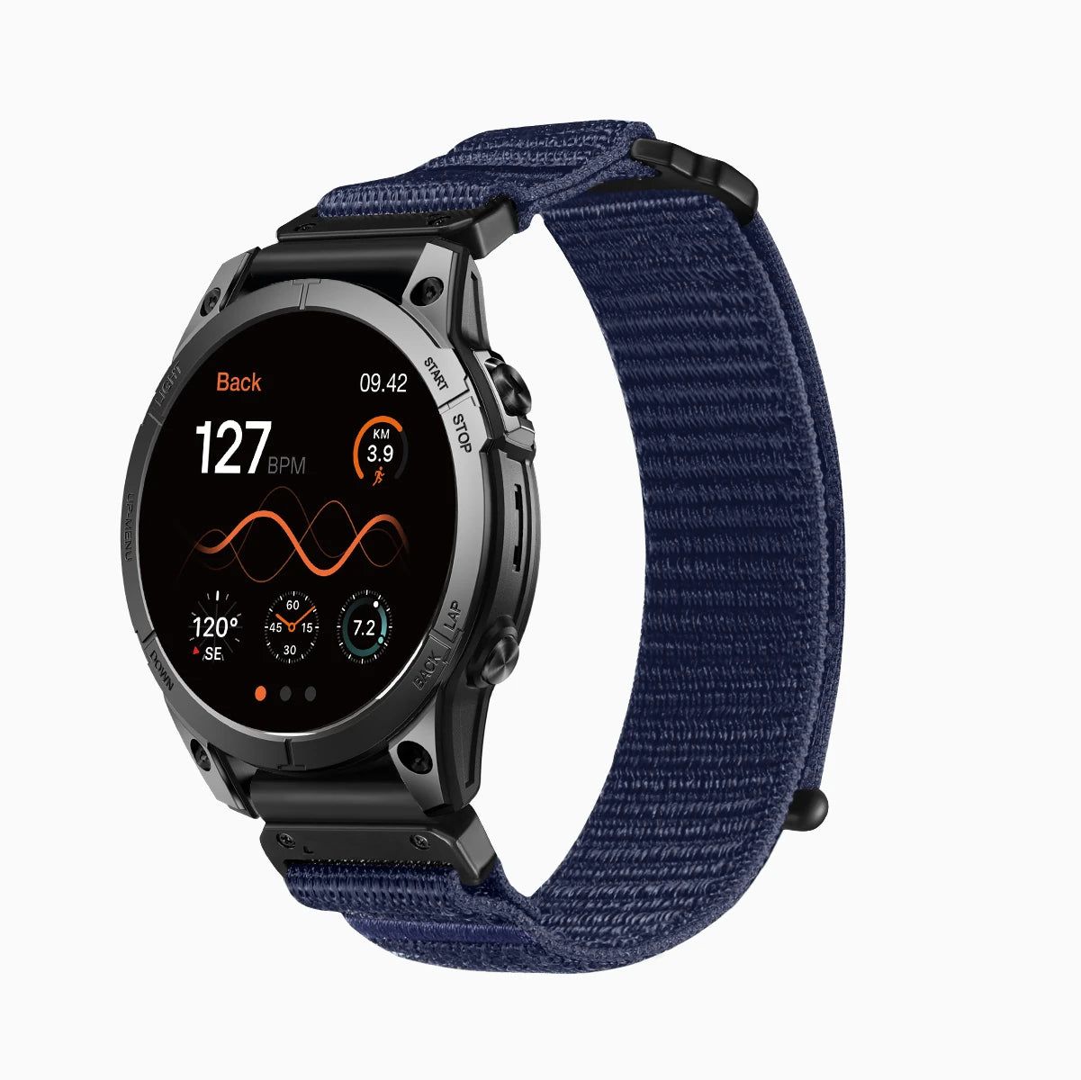 Best_Garmin_watch_nylon_band_22mm #color_blue