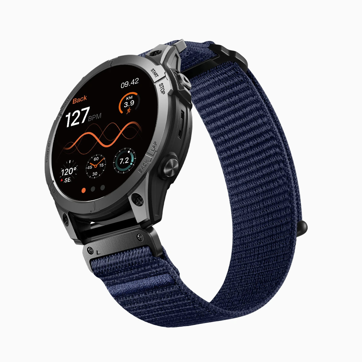 Best_Garmin_watch_nylon_band_22mm #color_blue