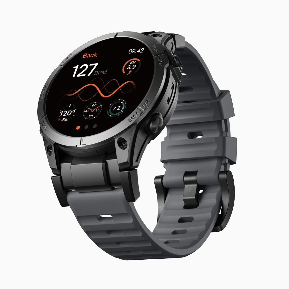 Best_garmin_watch_rubber_band_22mm  #color_grey