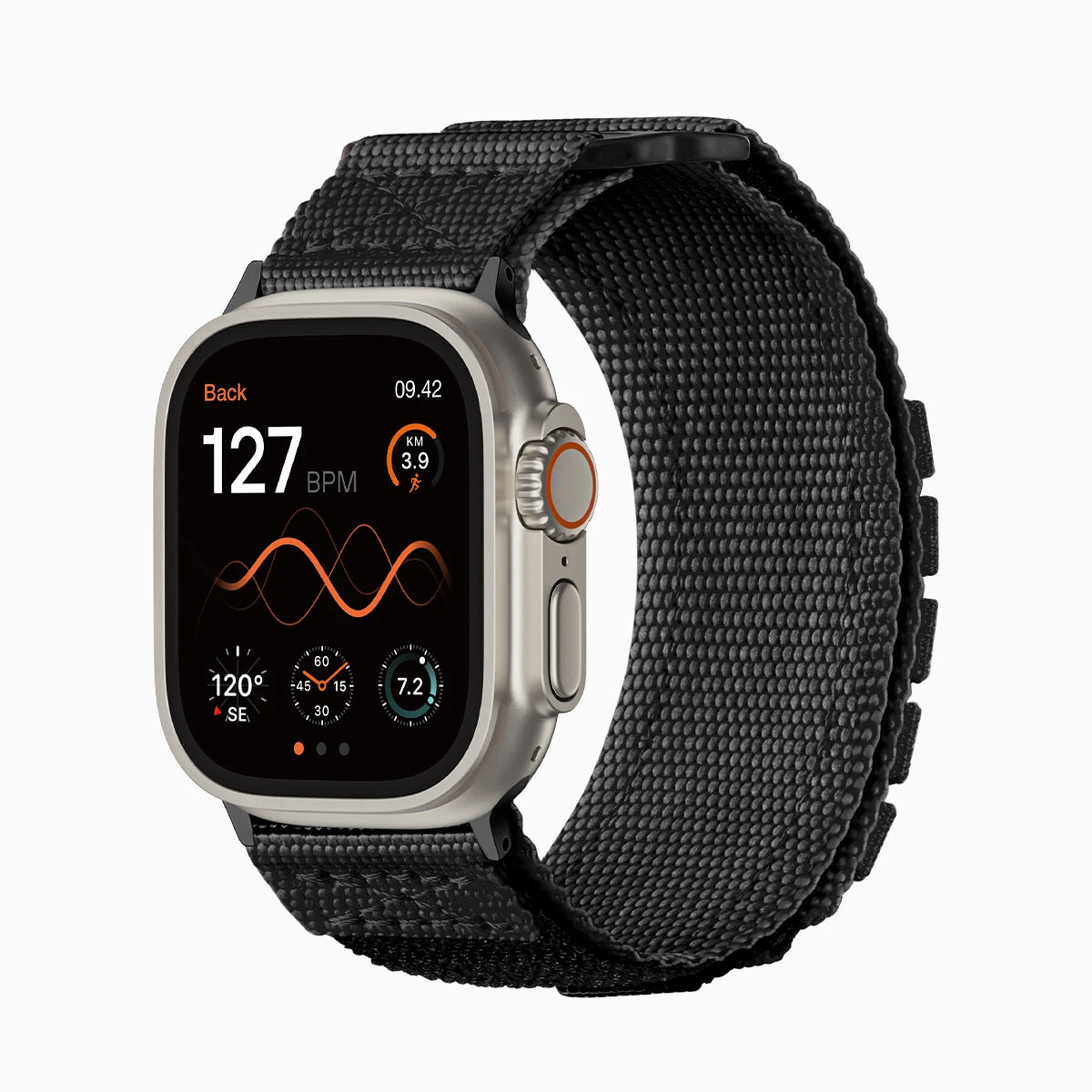 Bandletic_Nylon_Apple_Watch_Band_1 #Color_Black