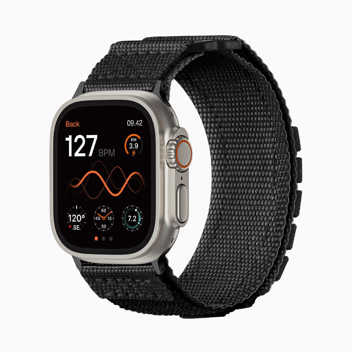 Bandletic_Nylon_Apple_Watch_Band_1 #Color_Black