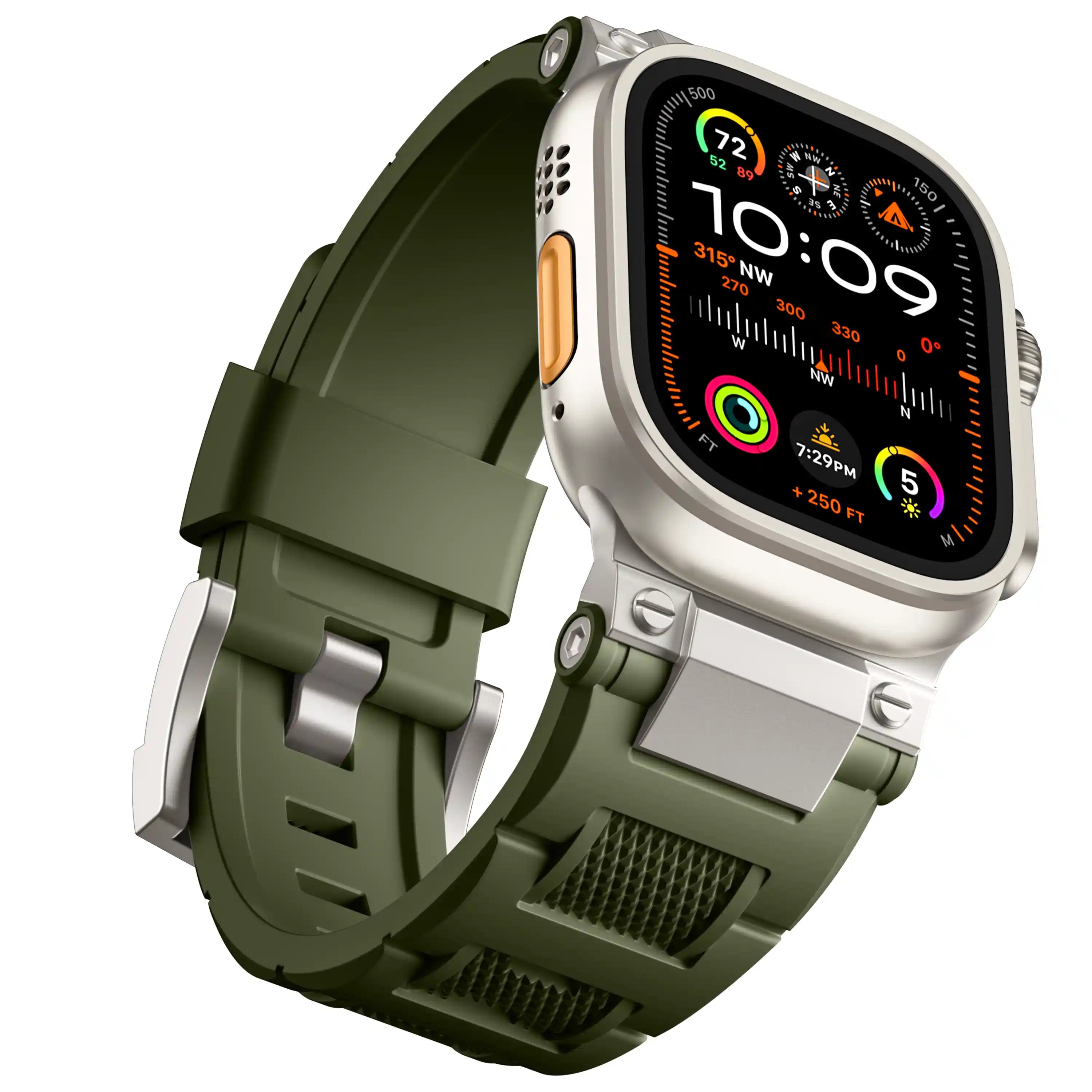 Apple watch band army green shop